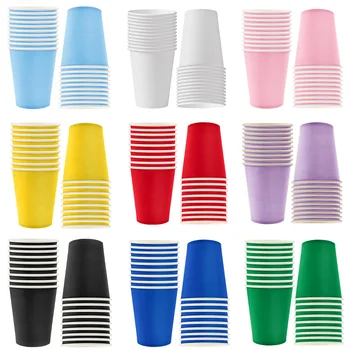 Solid Color Disposable Paper Cup 1