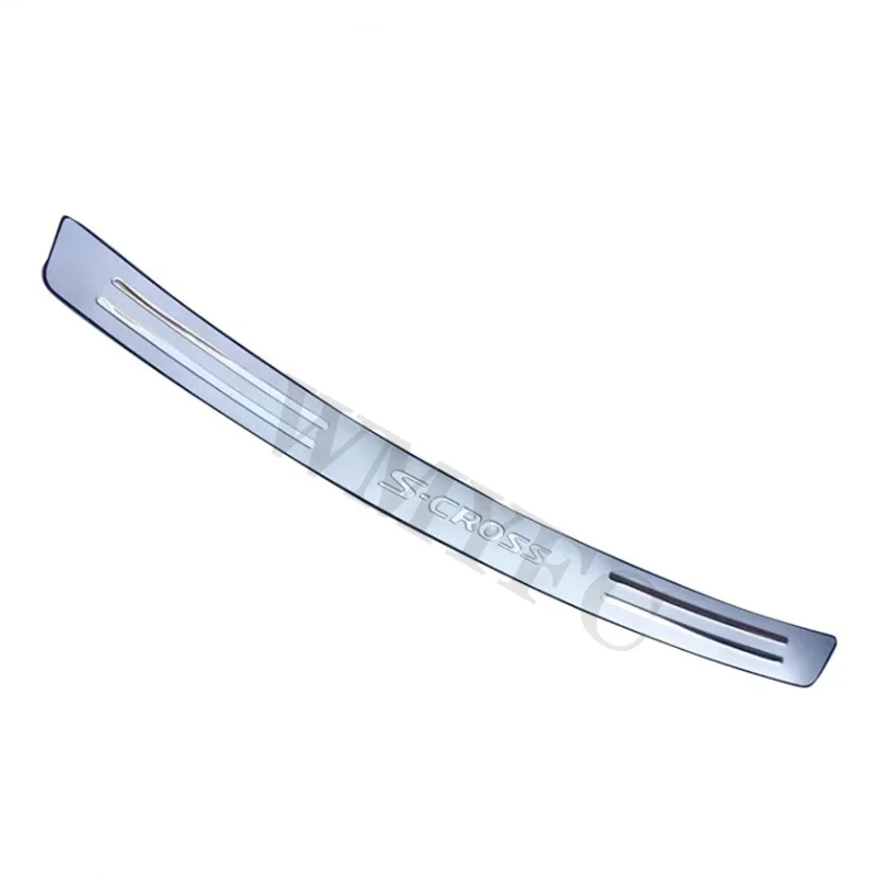 Car Accessories For Suzuki S-cross 2014- Door Sill Rear Bumper Protector Sill Trunk Tread Plate Trim Car Styling