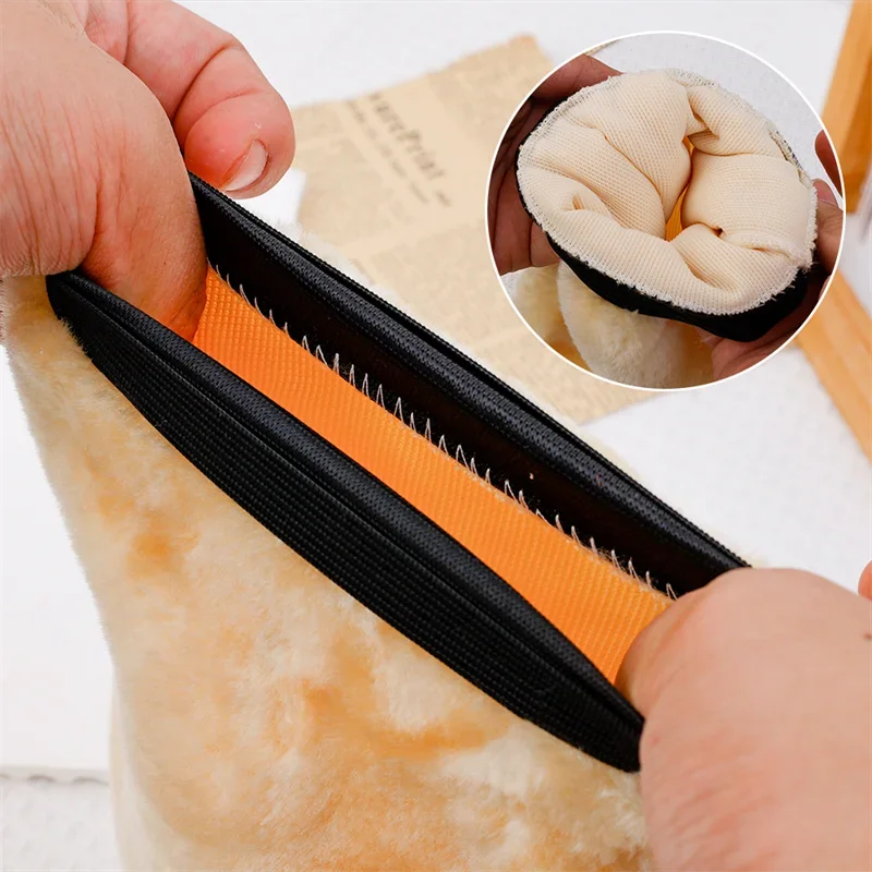 Car Cleaning Gloves 1/5pcs Soft Thickened Imitation Wool Plush Wiping Car Washing Mitt Double-faced Glove Supplies