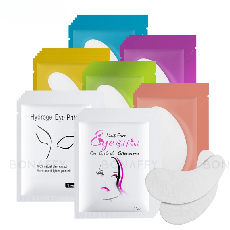 Fake Eyelashes Eyelash Patches Eyelash Patch Eyelash Pads Eyelash Accessories Eyelash Extension Supplies 500 pairs Eyelash Extension Patches Grafting FalseEyelashes Under Eye Pads Lint-free Fake Lash Extensions Eye Paper Patch