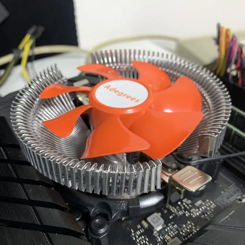 Description Picture 4 of itemCPU Cooler PC Radiator 90mm Cooling Fan 3PIN for Intel LGA 1366 1150 1151 1155 1156 1200 1700 X79 X99 AM4 AM3 2011 Ventilador