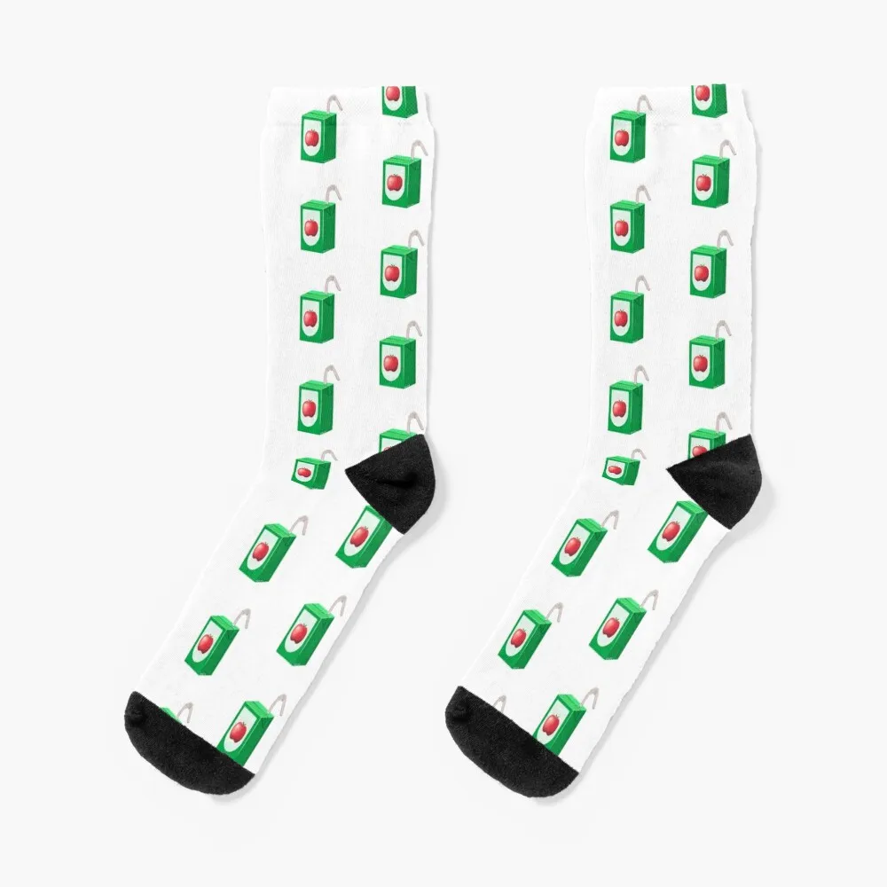 apple juice box socks short socks funny gift socks woman men s Apple Juice Box Socks short socks funny gift Socks Woman Men's