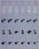 JUKI MS-1261-B MS-1260 Gauge Set 3-Needle Double Chainstitch Crank Arm Needle PlateFeed-Dog Presser Foot Needle Clamp Kit 3