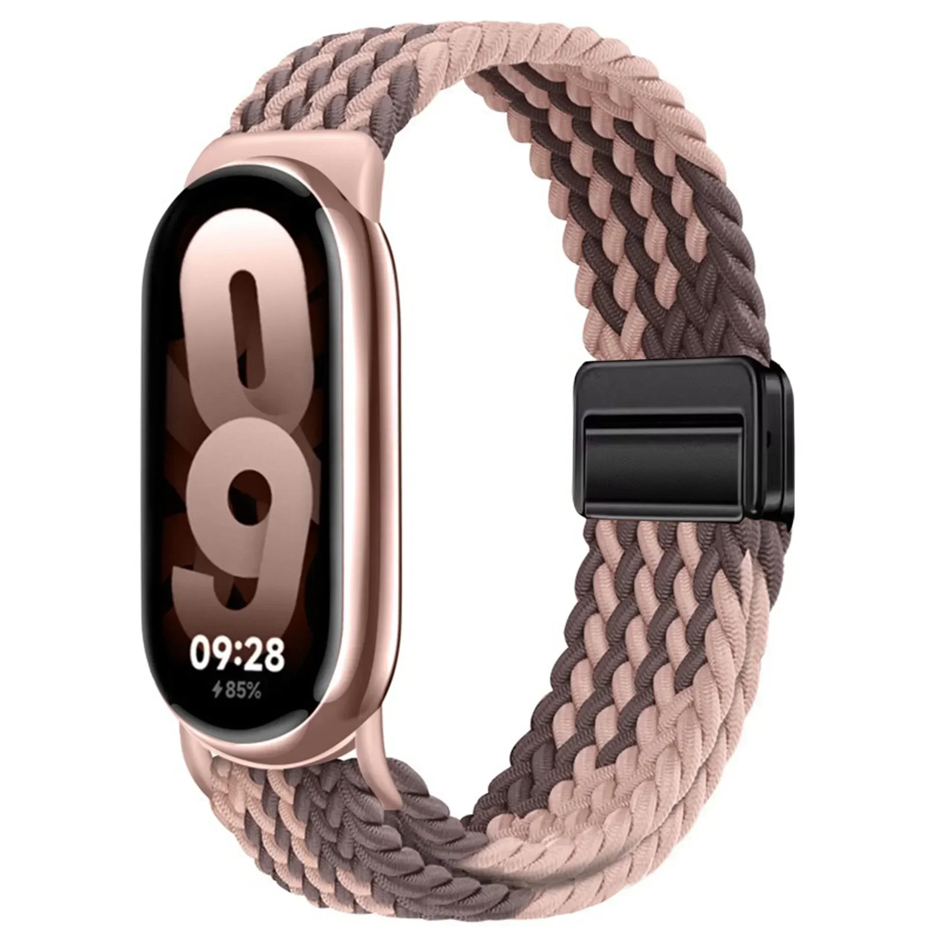 Nylon Braided Magnetic Buckle Breathable Adjustable Strap Bracelet Wristband