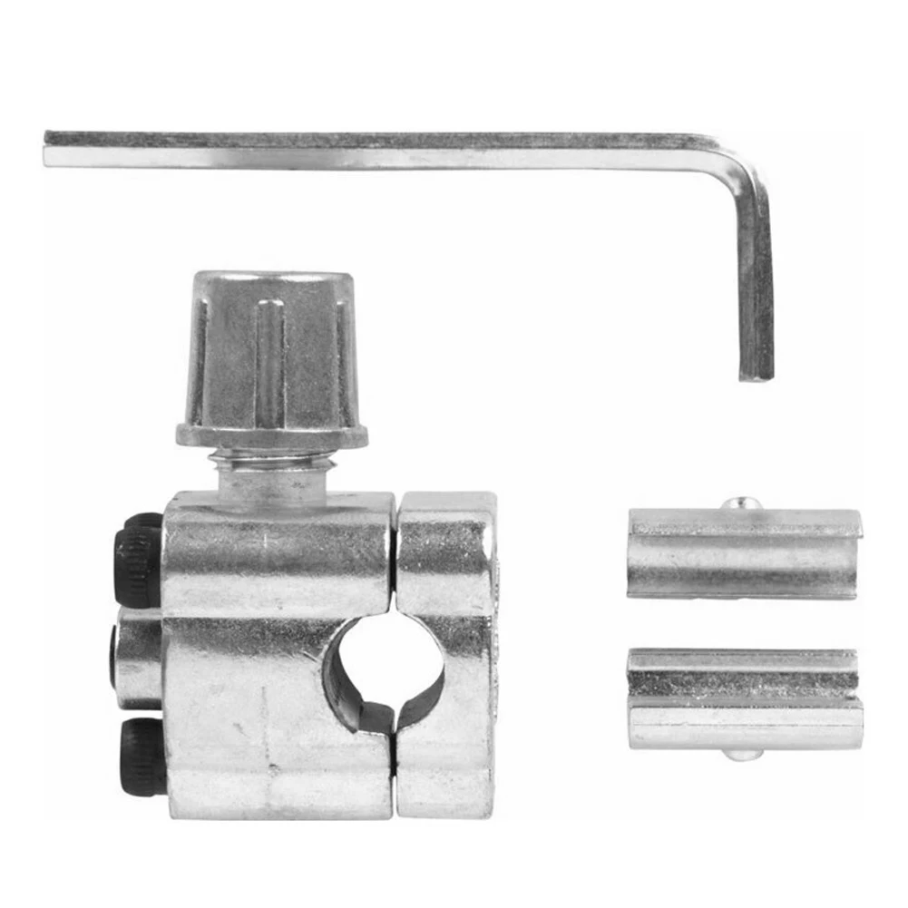 Bullet Piercing Valve with Spanner A/C BPV-31 Piercing Valve Zinc Alloy BPV-31 Piercing Valve Line Tap Valve Kit for HVAC BPV31 4