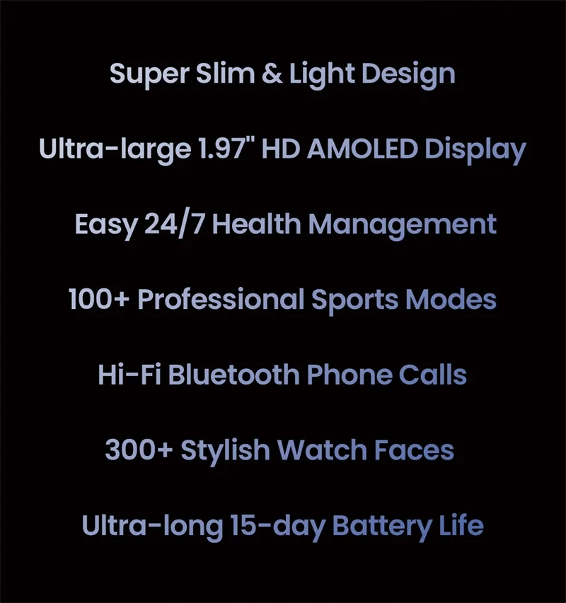 Original Zeblaze GTS 3 Pro 2023 Men Smartwatch 1.97' HD AMOLED Touch Screen BT Call Blood Oxygen Smart Watch for Android IOS