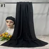 Mini Hijab Modal avec sous-bonnet – Ensemble Basique Extensible, Foulard Fin et Respirant, Protection Solaire, Voile 165*50cm