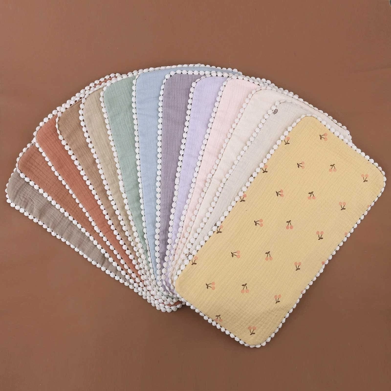 

Baby Saliva Towel Soft Absorbent Muslin Cotton Baby Burp Cloth Kindergarten Handkerchief Newborn Washcloth Nursing Towel