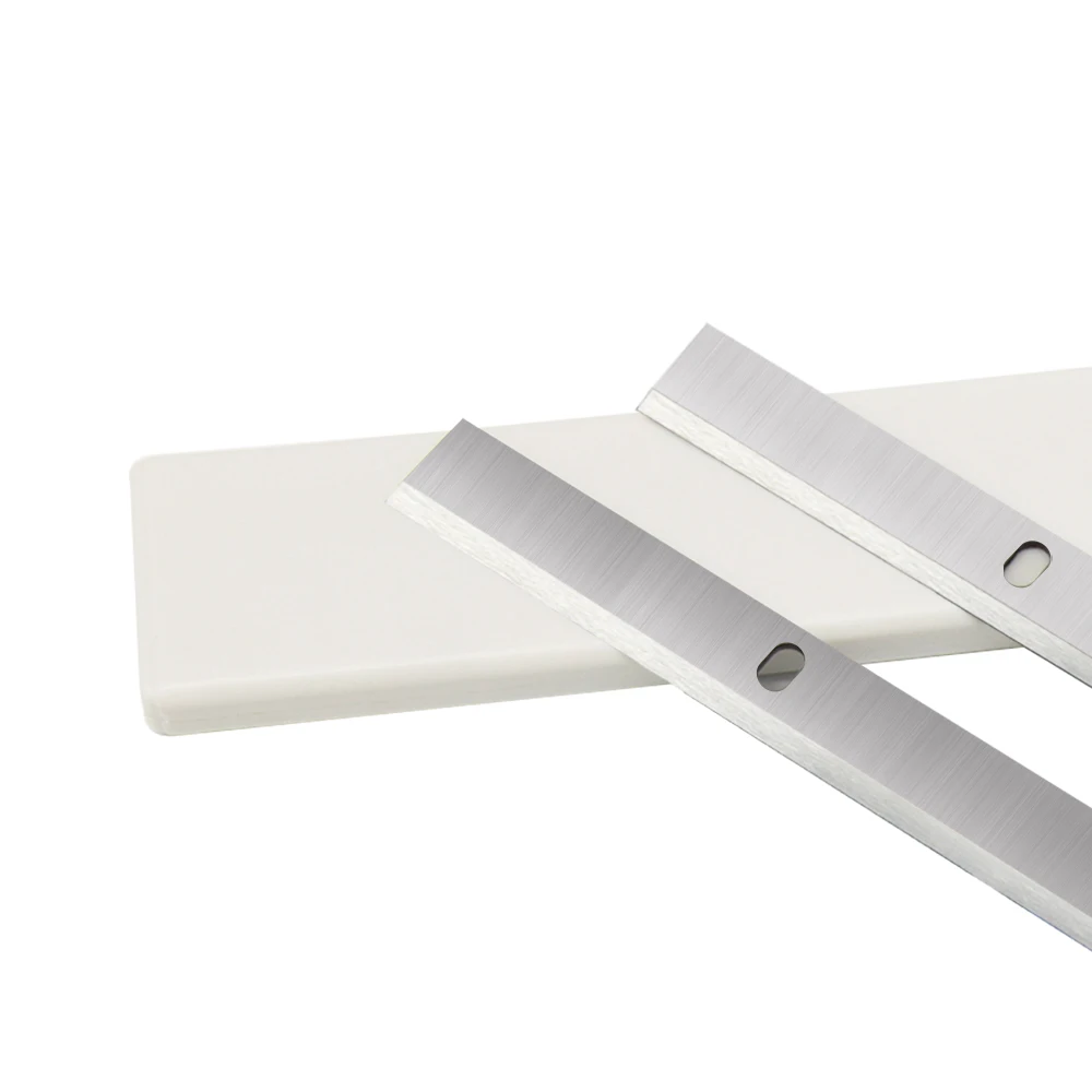 2pcs 307mm Planer Knives 307x16.5x1.8 mm HCS 2" Single Edged Thickness Planer Blades for Zubr Зубр РС-305 Woodworking Tools planer blades
