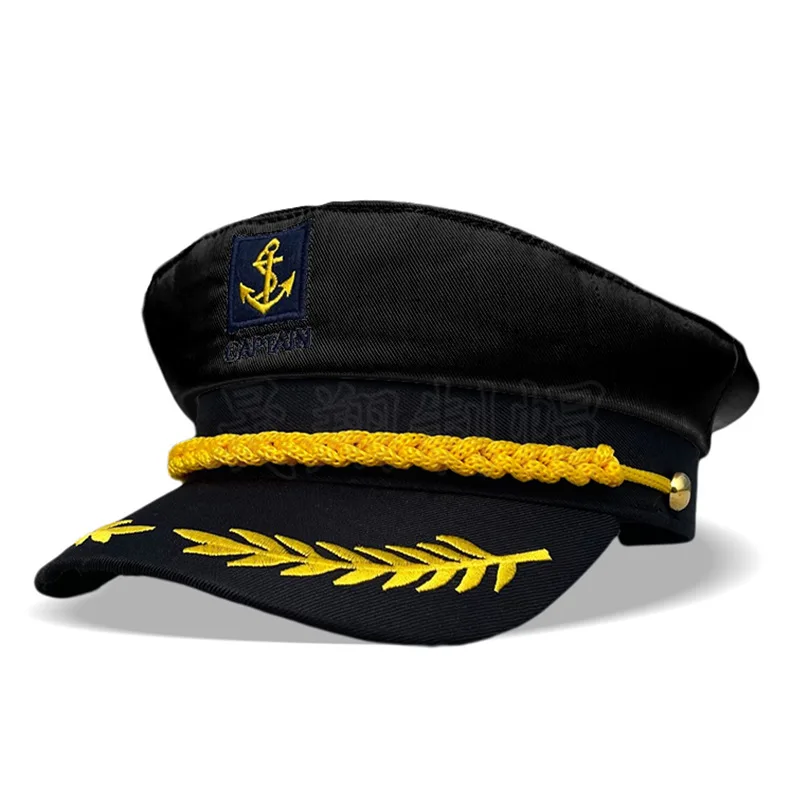 Captain Hats Adjustable Sailors Baseball Caps For Yacht Theme Party Costume Performance Accessory baseball cap sailor hat costume hat