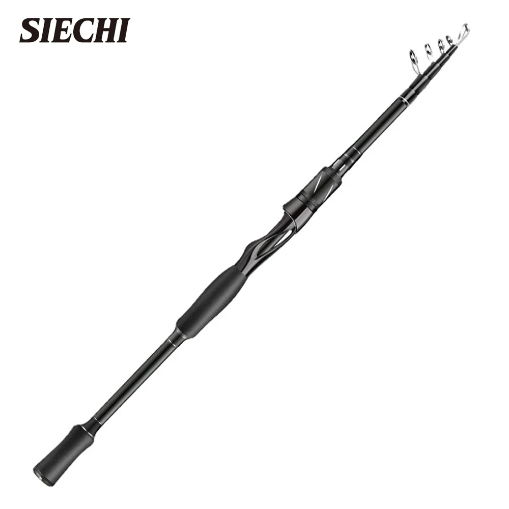 

SIECHI Telescopic Spinning/Casting Fishing Rod Carbon Ultralight Mini Carp Feeder Portable Sea Travel Pole 1.8M 2.1M 2.4M 2.7M