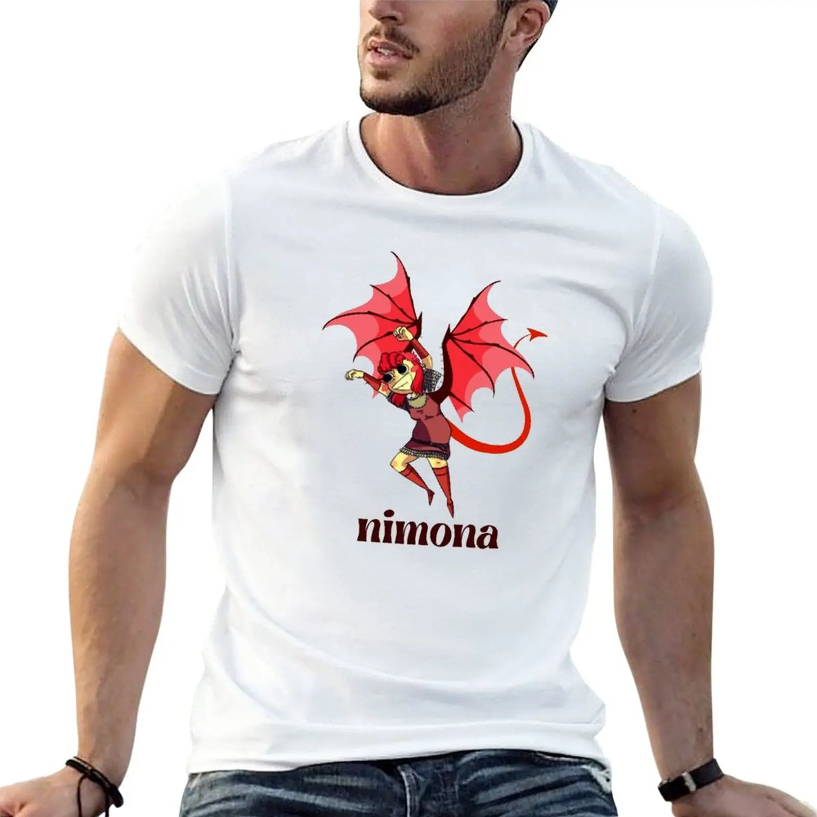 

New Nimona a Nimona a Nimona T-Shirt blank t shirts quick drying shirt boys t shirts custom t shirt Short sleeve tee men