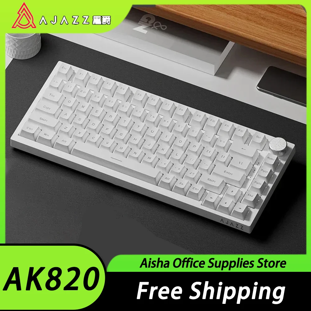 AJAZZ-Teclado mecánico multifunción AK820 1