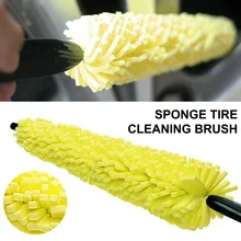 

Car Wheel Brush Tire Cleaning Brushes Tools Vehicle Rim Scrubber Cleaner Auto Detailing Wash Tools Car Accessories