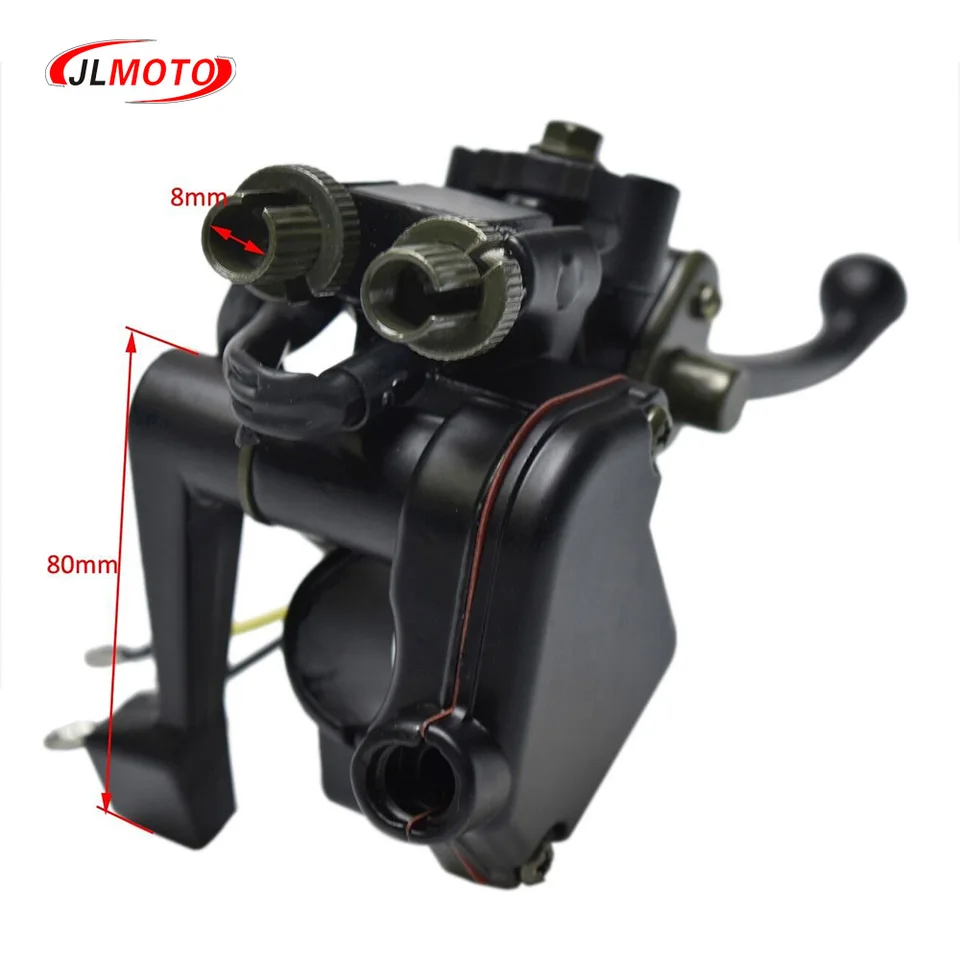 Leva Del Freno + Frizione Set Rosso/Nero per Suzuki DL 650 V-Strom 2012