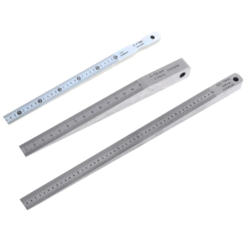 

Taper Gauge Gage Welding Feeler Gauge Caliper Tool 1-15mm 0.5-10mm 0.4-6mm