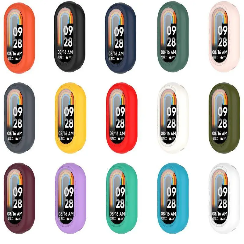 Silicone Protective Cover for Xiaomi Mi Band - Hollow Design Protective Case for NFC Watch