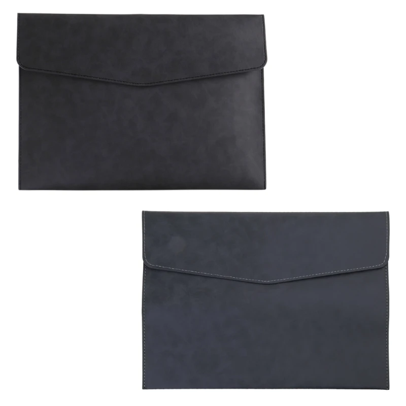 

Leather Document Bag Lightweight Hand Bag with Lock Multiple Colors Dropship