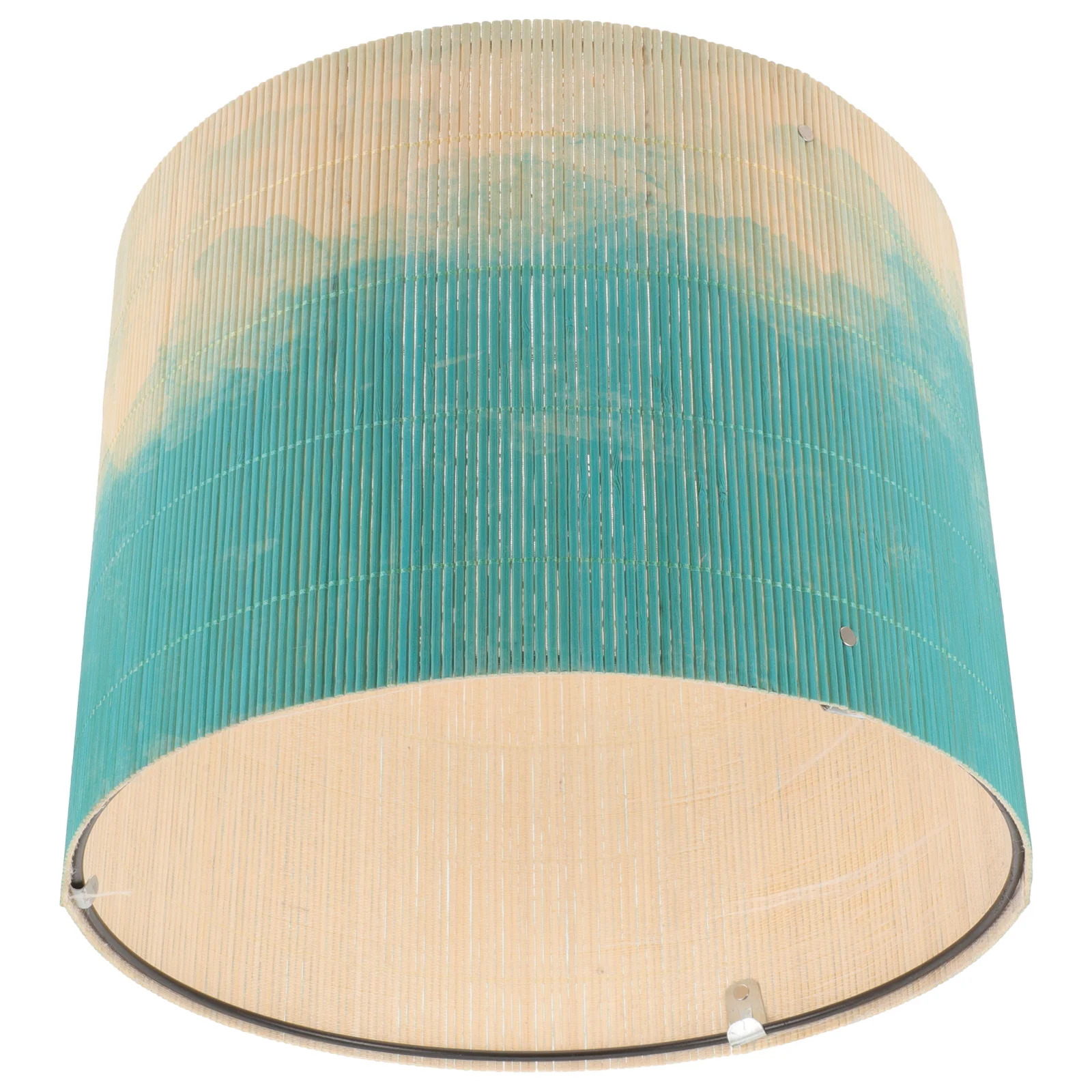

Printing European Watercolor Gradient Abstract Bamboo Lampshade Home Decoration Chandelier E27 Screw Table Lampshades for