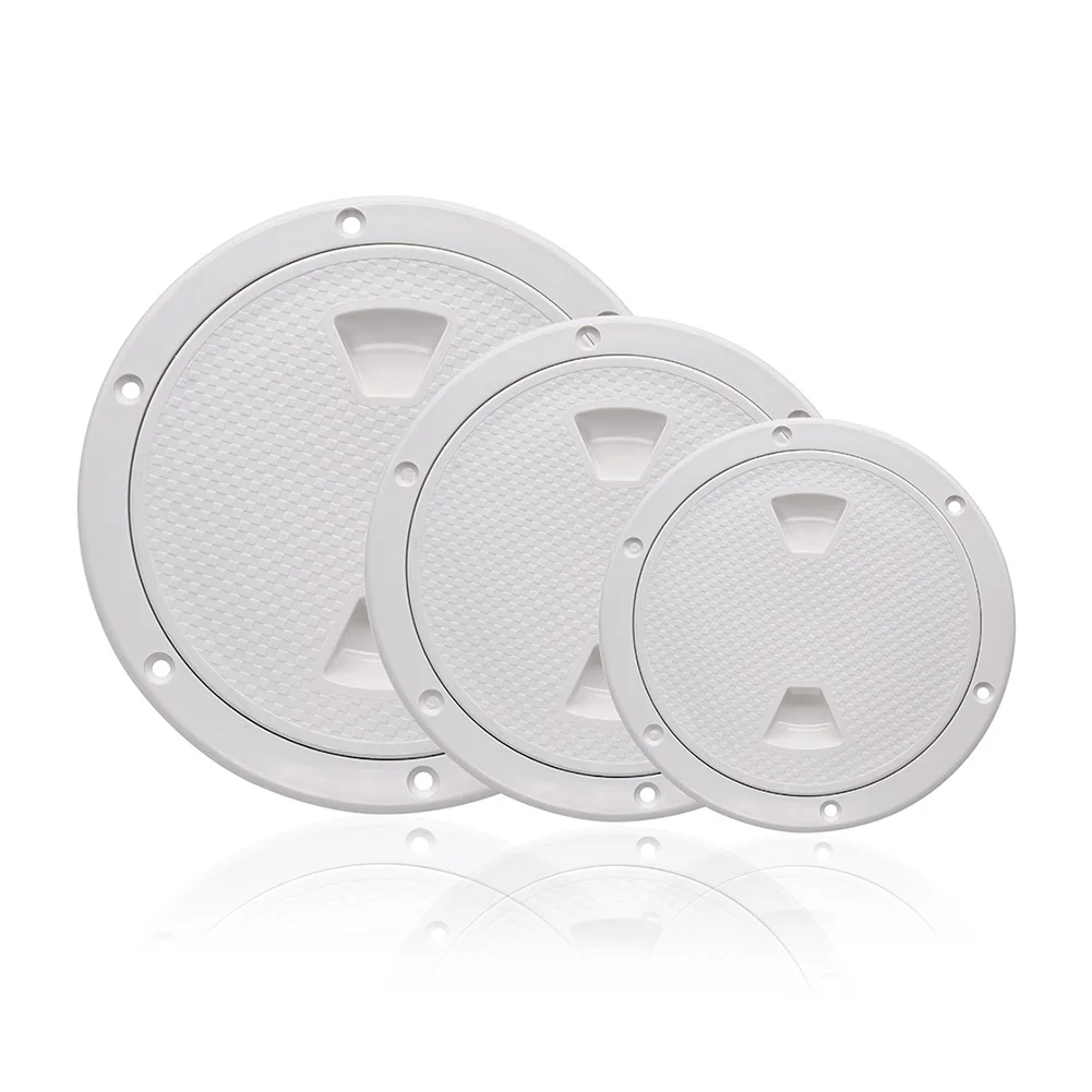 4/6/8 Inch Boat Hatches Deck Plate Round Plastic Deck Inspection Access