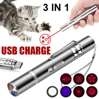 USB Rechargeable Cat Laser Pointer with 3 Modes 1