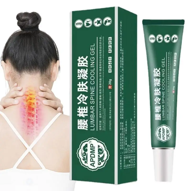 Shoulder Pain Spine Pain Ointment Joint Lumbar Green Gel 20g Bruises Cold Compress Gel The New Lumbar Cooling