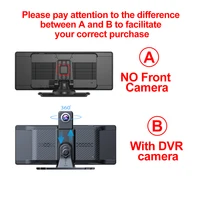 Universal 10.26" Car Intelligent 4K 360° Rotatio Car DVR Dash Cam Wireless CarPlay & Android Auto Bluetooth WIFI Rear Reversing 4