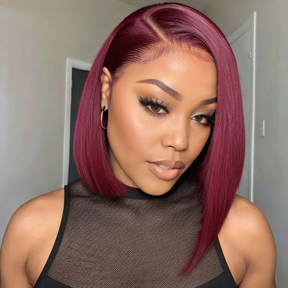 Human Hair Wigs Bone Straight Short Bob Wig 13X4 Lace Front Wigs for Women human hair wigs lace front wigs