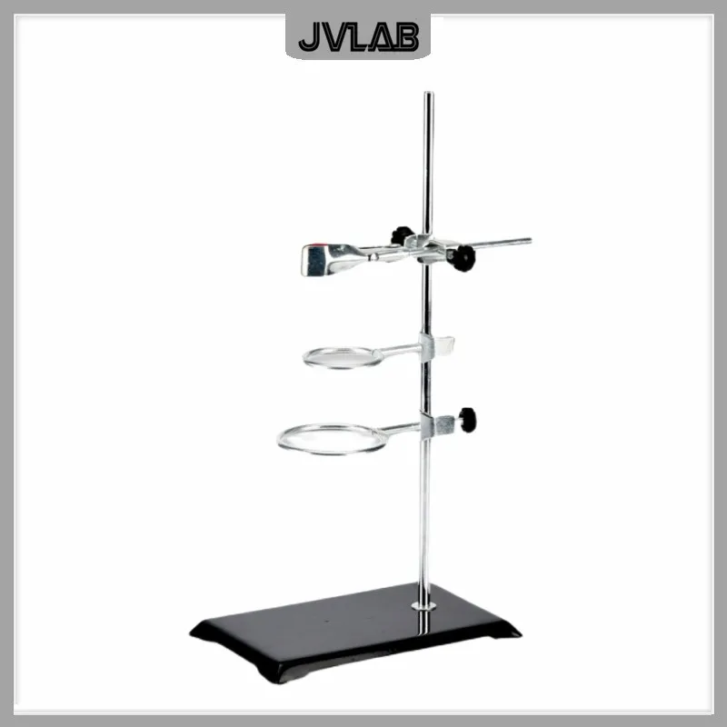 

Iron Support Clamp Durable Laboratory Iron Platform Titration Stand Standard Chemistry Heating Experiment Tool for Lab Glassware