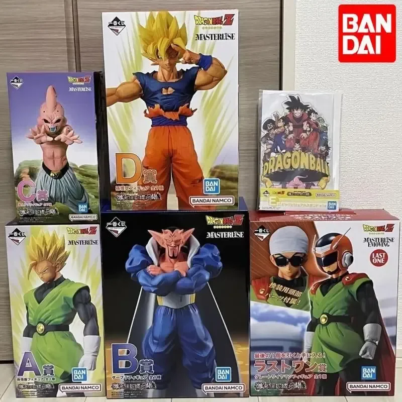 

Bandai Original Banpresto Ichiban Kuji Dragon Ball Z Gekitotsu!! Uchu O Kaketa Tatakai Gohan Son Goku Ssj Dabura Anime Model Toy