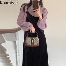

Koamissa Sweet Women Two Pieces Set Long Sleeves O Neck Solid Shirt Velvet Bodycon Slip Dress Fashion Lady Korean 2 Pieces Set