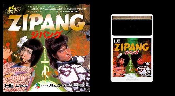 

16bits PC Engine HU-CARD : ZIPANG ( Japan Version!! )