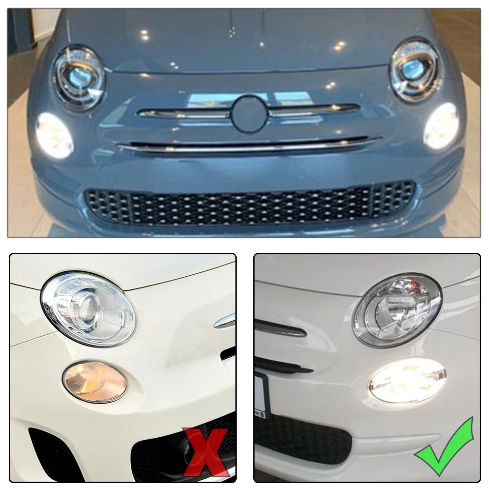 ǾƮ 500 ְ  T20 7443 580 582 W21/5W Ʈ LED  , DRL ȭƮ 6000K 12V  Ʈ