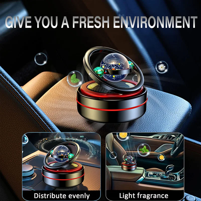 Diffuseur d'Huile Essentielle Solaire pour Voiture