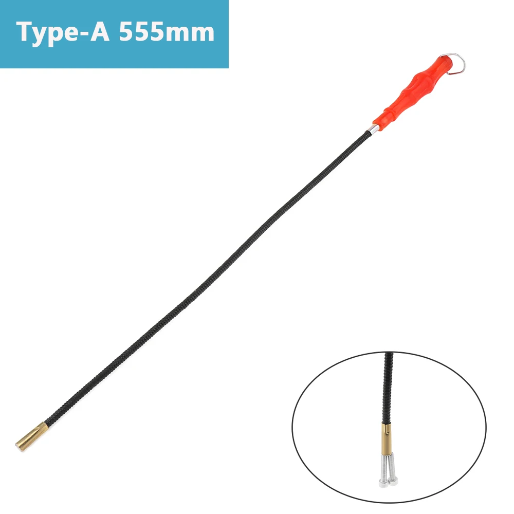 Magnetic Pick Up Tool Flexible Magnet Spring Grip Grabber Hand Tools for Picking Up Nut Bolt Adjustable Pickup Rod Stick telescopic magnetic pick up tool led light flexible spring magnet pickup tool grab grabber for garbage pick up arm extension