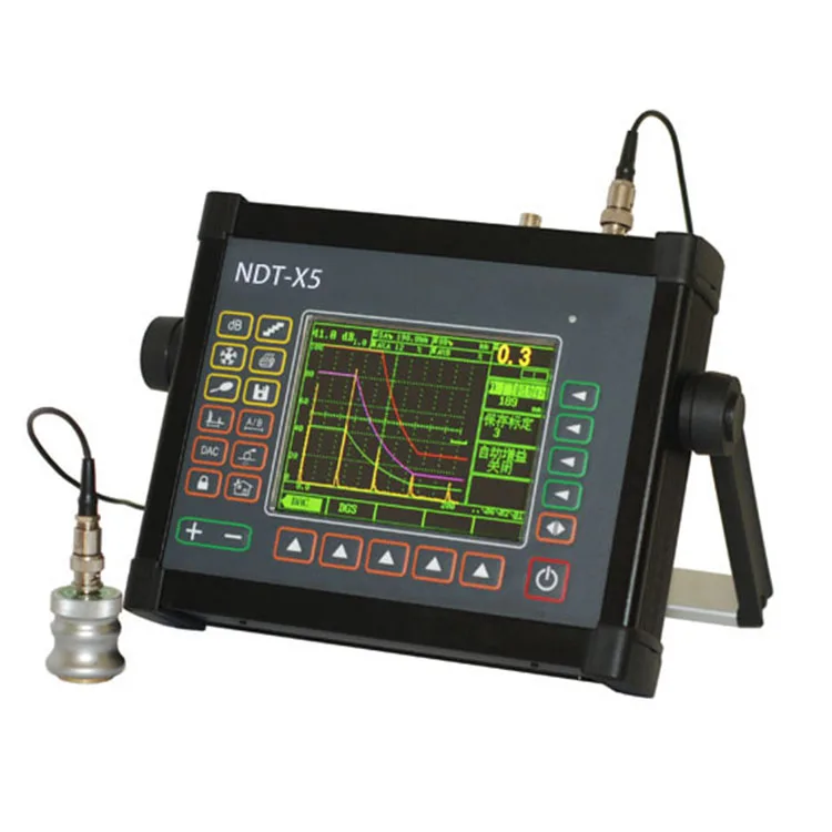 

Universal Testing Machine Usage and Electronic Power Ultrasonic Flaw Detector Metal