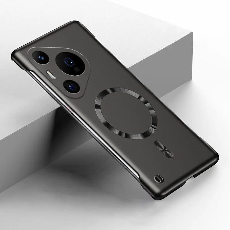 Sleek Metal Frameless Magnetic Wireless Charging Case