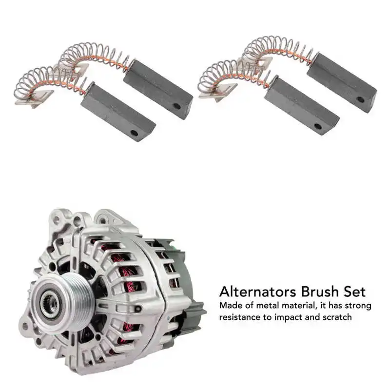 4PCS A647X50170 Alternators Brush Set A647X50870 Metal Alternators Brush Set Replacement for Mitsubishi IR IF for Subaru