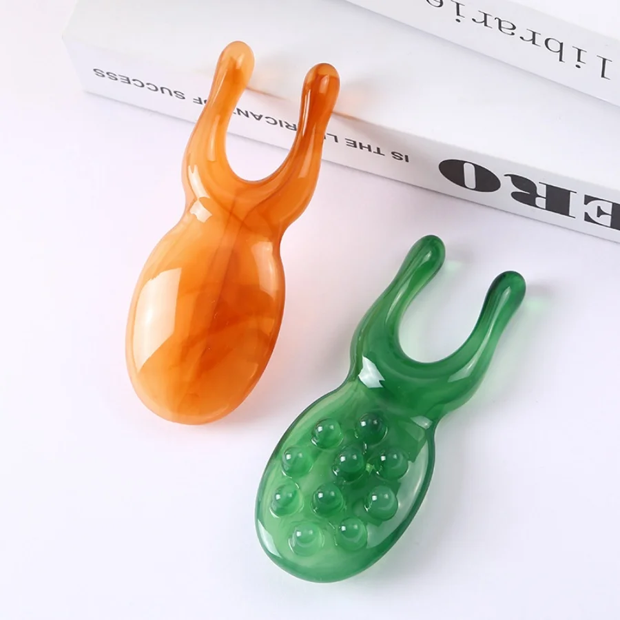 Resin Face Lifting Guasha Scraping Massager Nose Lifting Massager Eye Plate Reduce Puffiness SPA Scraper Healthy Massage Tool