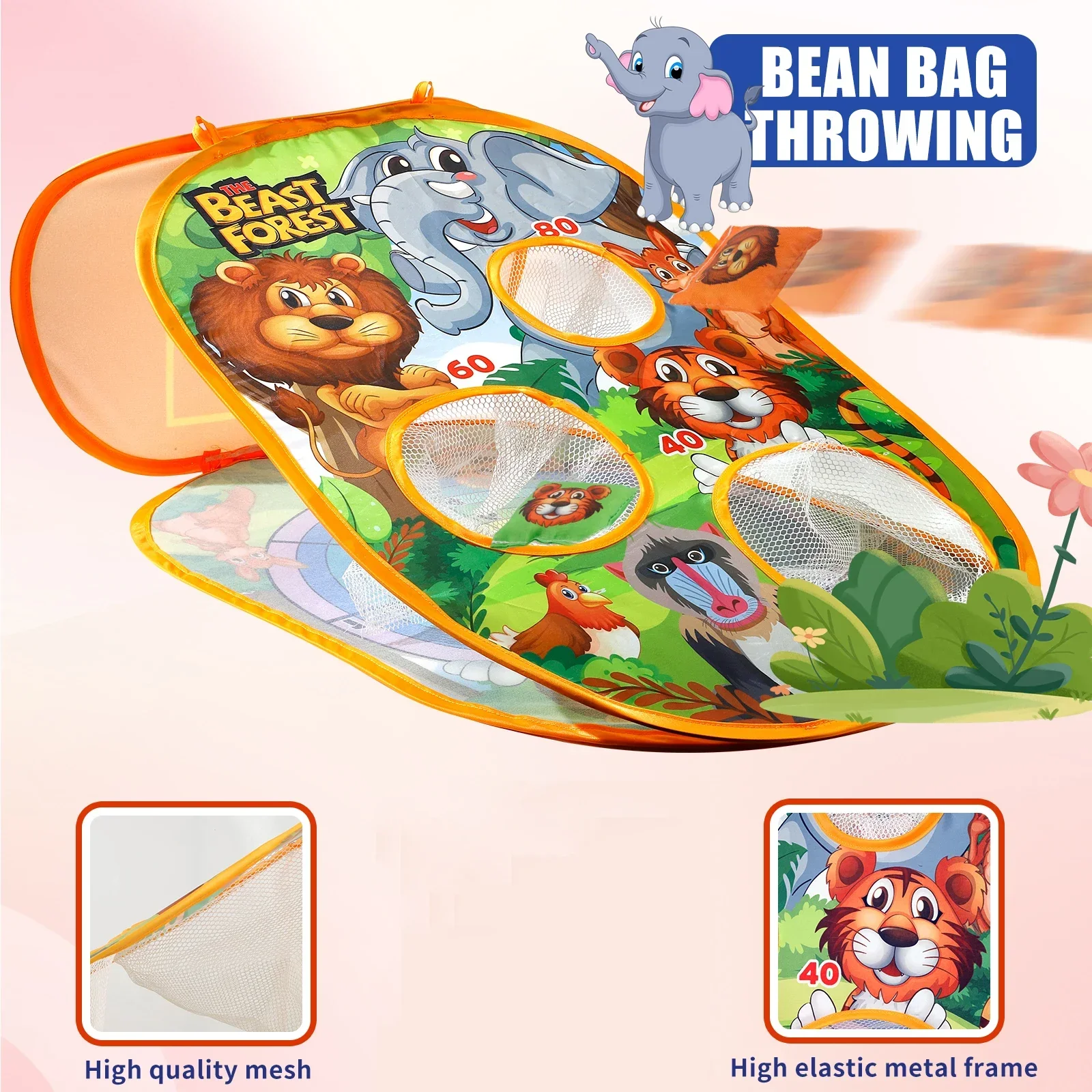 Animal Bean Bag Toss Game Set 3