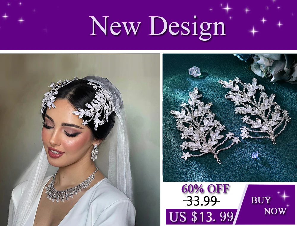 Luxe strass bruids diadeem bruiloft haaraccessoires hoofdband_voghion.com