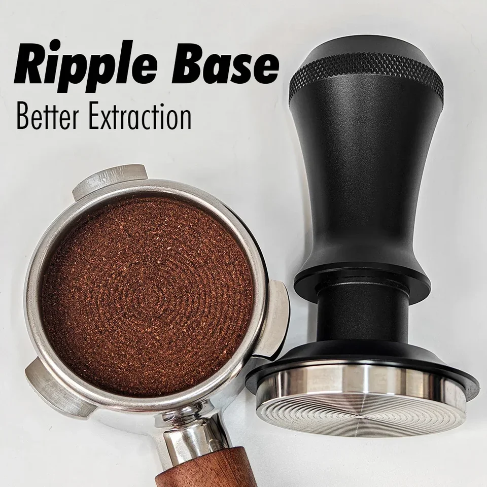 Pressino per caffè da 58,5 mm, pressino per caffè espresso caricato a molla con molle