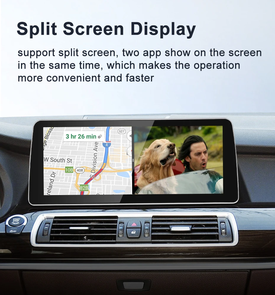 New ID6 ID7 ID8 UI 12.3inc Android14 System Wireless Carplay AUTO For BMW 5Serie