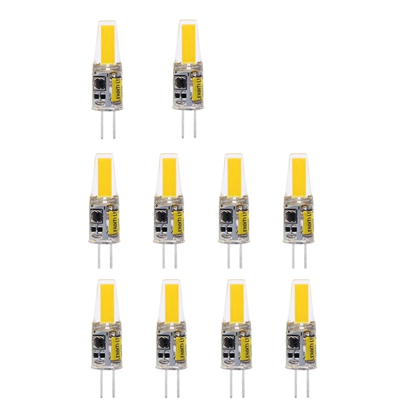 

10PCS Mini G4 LED COB Lamp 3W Bulb Candle Lights Replace 30W 40W Halogen For Chandelier Spotlight