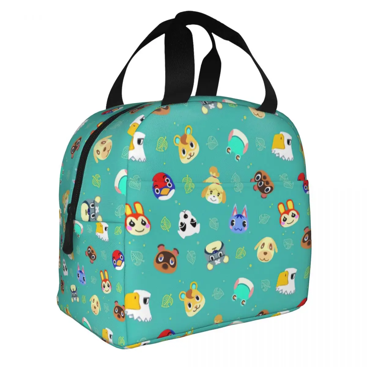 Lunch Bag for Men Women Animal Crossing Thermal Cooler Waterproof School Polyester Lunch Box Handbags
