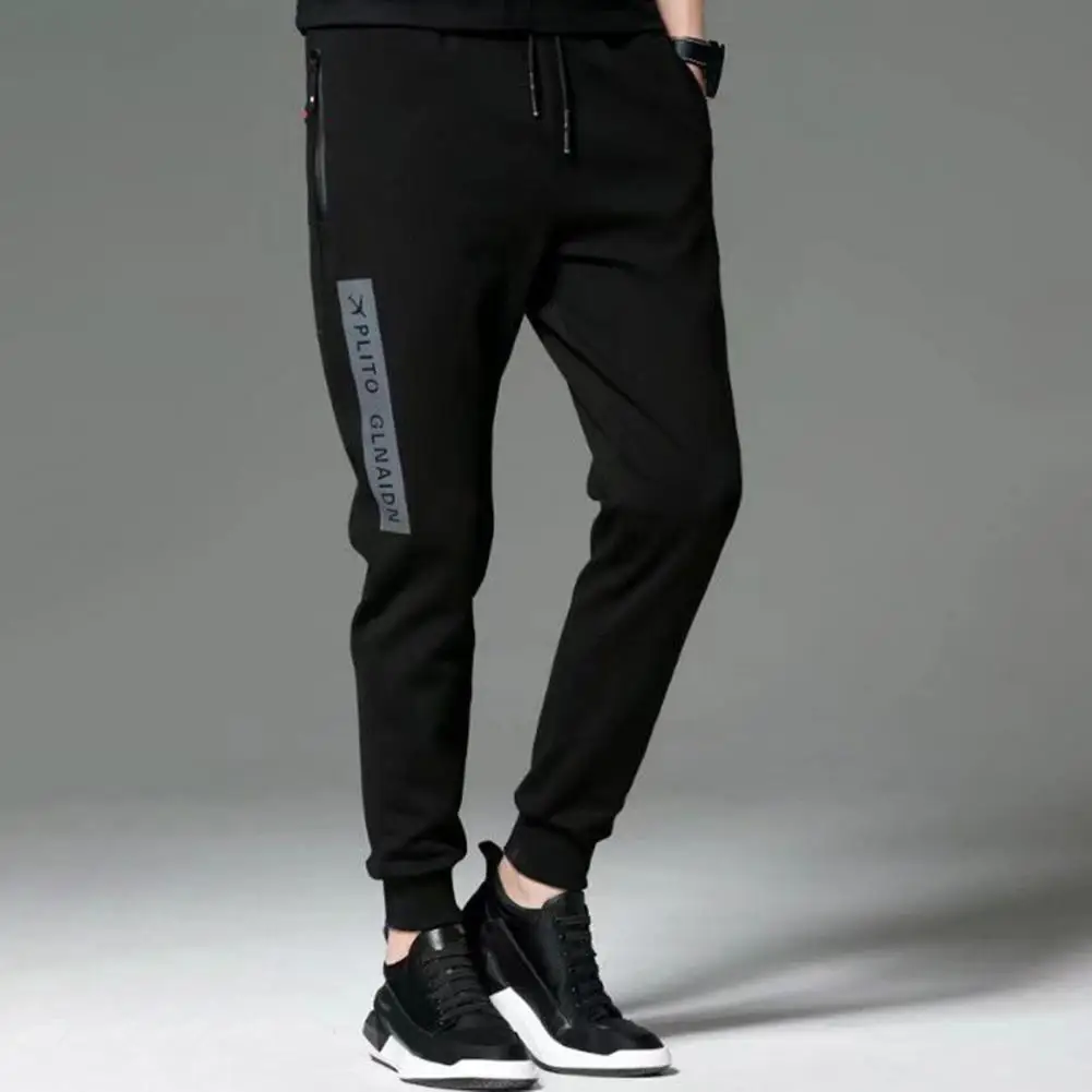 

Pockets Men Pants Solid Color Ankle Tied Casual Cargo Pants Stylish Ankle Tied Leisure Men Joggers Pants Men Clothing