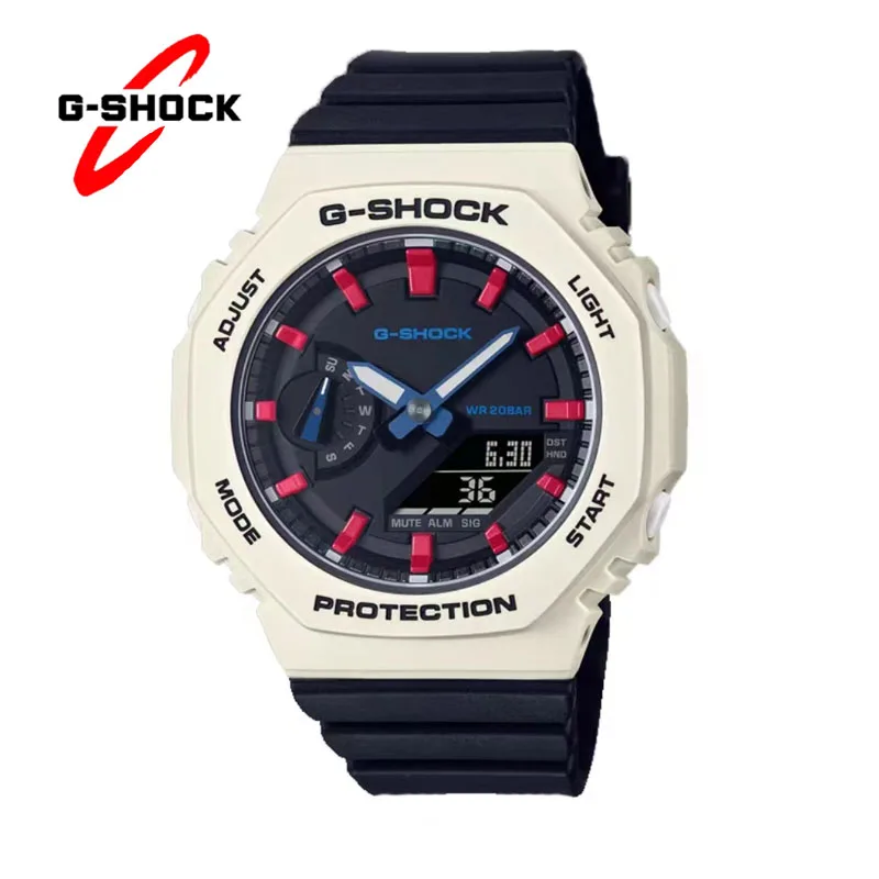 G Shock Watch Men GA2100 Quartz Wristwatches Fashion Leisure Sports Multifunctional Shockproof LED Dial Dual Display Men's Watch casio g shock стандартный аналоговый цифровой ремешок из смолы ga 2100 5a ga2100 5 200m мужские часы