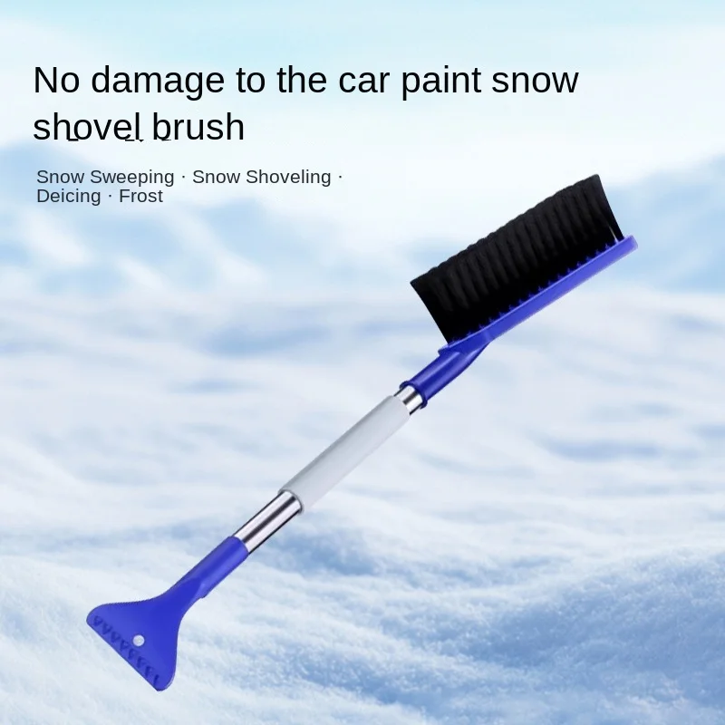 Car Snow Plough Shovel Multi-Function Snowplow Brush Winter Car Glass Defrost Scraping Snow Deicing Winter Cleaning Tool