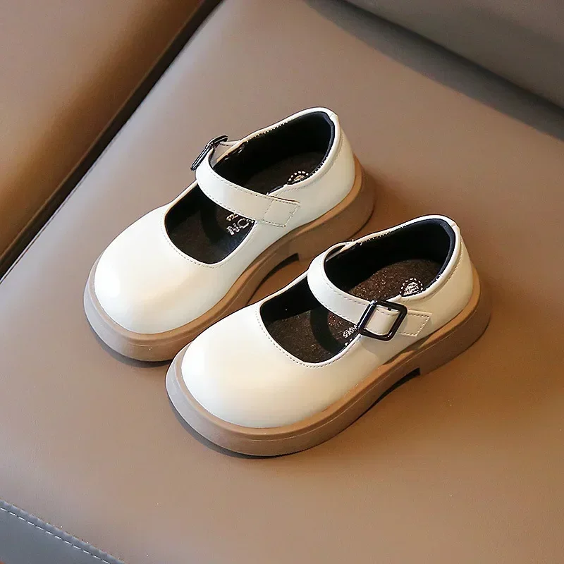 Children's Leather Shoes Spring Autumn Versatile Kids Girls Causal Single Shoes Fashion Korean Style Princess Mary Jane Shoes 5