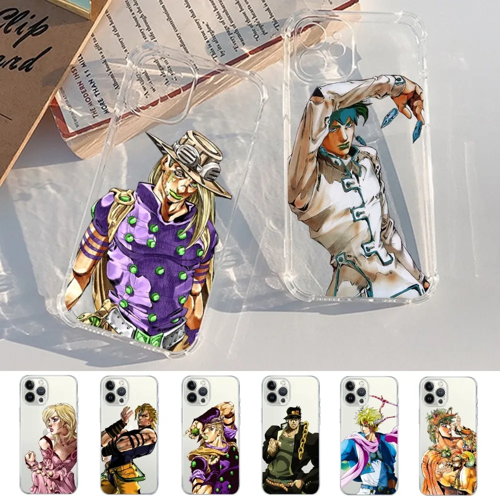 

JoJos Bizarre Adventure Phone Case For iPhone 15 14 13 12 11 Pro Max XS X XR SE 2020 6 7 8 Plus Mini Protective Cover